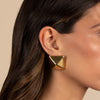  Solid Square Spike Stud Earring - Adina Eden's Jewels