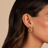  CZ Scattered Swirled Stud Earring - Adina Eden's Jewels