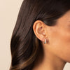  Solid Square Huggie Earring 14K - Adina Eden's Jewels