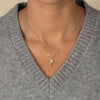  Solid Tennis Racket Pendant Necklace - Adina Eden's Jewels