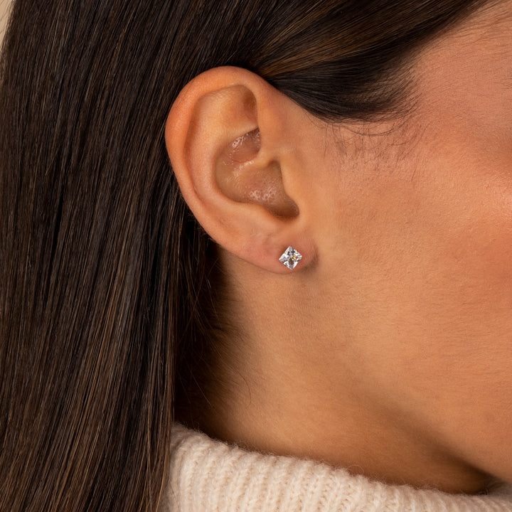 Mini CZ Stud Earring - Adina Eden's Jewels