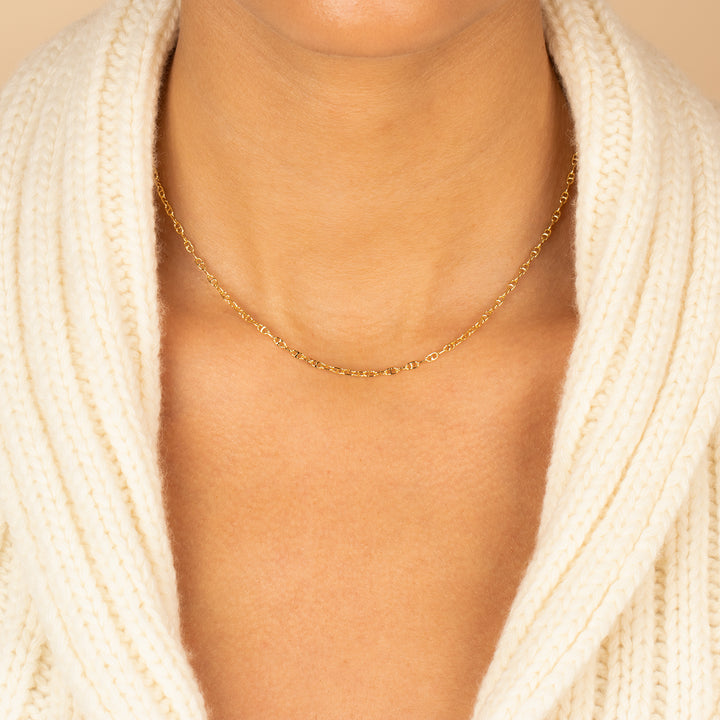 Solid Mariner Chain Necklace - Adina Eden's Jewels