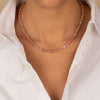 Colored Multi Shape Bezel Tennis Necklace - Adina Eden's Jewels