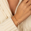 Pearl Shaker Paperclip Link Bracelet - Adina Eden's Jewels