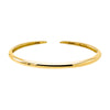  Solid Thin Claw Bangle Bracelet 14K - Adina Eden's Jewels