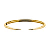 14K Gold Solid Thin Claw Bangle Bracelet 14K - Adina Eden's Jewels