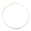  Diamond Pave Accented Wire Necklace 14K - Adina Eden's Jewels