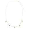  Diamond Pave Bubble Scattered Name Necklace 14K - Adina Eden's Jewels