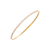 14K Gold / 7" Diamond 1 Carat Half Flexible Tennis Bangle 14K - Adina Eden's Jewels