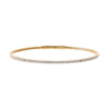  Diamond 1.5 Carat Flexible Tennis Bangle 14K - Adina Eden's Jewels