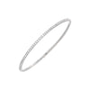  Diamond 1 Carat Half Flexible Tennis Bangle 14K - Adina Eden's Jewels