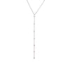 Diamond Scattered Drop Lariat Necklace 14K - Adina Eden's Jewels