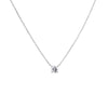  Lab Grown Diamond Round Solitaire Necklace 14K - Adina Eden's Jewels