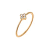 14K Gold Diamond Four Leaf Clover Ring 14K - Adina Eden's Jewels