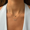  Solid Star Of David X Ima Two In One Necklace 14K - Adina Eden's Jewels