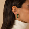 Colored Round Tennis Mini Hoop Earring - Adina Eden's Jewels