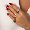 Lab Grown Diamond Marquise Coil Wrap Ring 14K - Adina Eden's Jewels