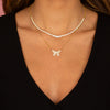  Butterfly Bling Necklace Combo Set - Adina Eden's Jewels