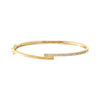  Diamond Pave/Solid Claw Bangle 14K - Adina Eden's Jewels