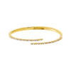 Pave Thin Overlap Claw Bangle Bracelet - Adina Eden's Jewels