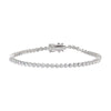  Lab Grown Diamond Three Prong Tennis Bracelet 14K - Adina Eden's Jewels