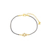 Pave Star Of David Rope Bracelet