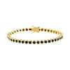 Onyx Colored Bezel Tennis Bracelet - Adina Eden's Jewels