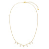  Dangling CZ & Pearl Accented Necklace - Adina Eden's Jewels