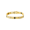 Onyx CZ X Onyx Baguette Accented Ridged Tennis Bracelet - Adina Eden's Jewels