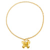  Solid Ridged Butterfly Toggle Necklace - Adina Eden's Jewels