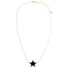  Pave Outline Colored Stone Star Necklace - Adina Eden's Jewels