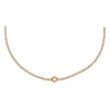 Gold Pave CZ Star Of David Tennis Choker - Adina Eden's Jewels