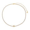  Pave CZ Star Of David Tennis Choker - Adina Eden's Jewels