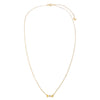  Solid/Pave Triple Diamond Shape Bar Necklace - Adina Eden's Jewels