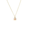 Multi-Color Kids Pink Enamel Ladybug Pendant Necklace 14K - Adina Eden's Jewels