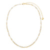  CZ Three Prong Chain Tennis Necklace - Adina Eden's Jewels