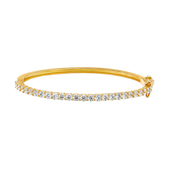  CZ Tennis Bangle Bracelet - Adina Eden's Jewels