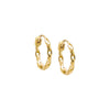 14K Gold / Single Solid Chain Link Huggie Earring 14K - Adina Eden's Jewels