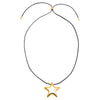  Solid Puffy Star Rope Pendant Necklace - Adina Eden's Jewels