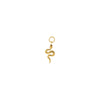 14K Gold Tiny Solid Snake Charm 14K - Adina Eden's Jewels