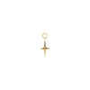 14K Gold Mini Solid Starburst Charm 14K - Adina Eden's Jewels