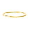 Gold / 4MM Solid Rounded Bangle Bracelet - Adina Eden's Jewels