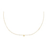 Solid Mini Initial Pendant Necklace - Adina Eden's Jewels