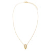 Pave Teardrop Stone Pendant Necklace - Adina Eden's Jewels