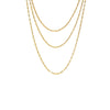 Gold Solid Mariner Chain Necklace Combo Set - Adina Eden's Jewels