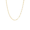 Gold / 14" Baby Twisted Rope Chain Necklace - Adina Eden's Jewels