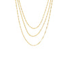 Gold Baby Twisted Rope Chain Necklace Combo Set - Adina Eden's Jewels