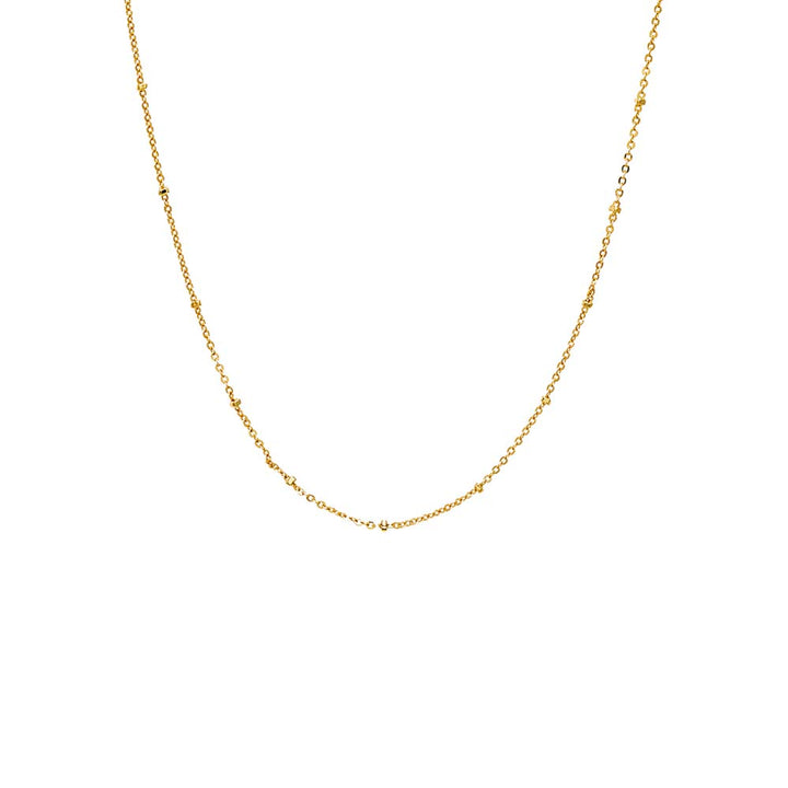 Gold / 14" Solid Ball Chain Necklace - Adina Eden's Jewels