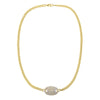 Pave Mariner Pendant Chain Necklace - Adina Eden's Jewels