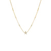 Gold Pave Star X Diamond By The Yard Necklace - Adina Eden's Jewels